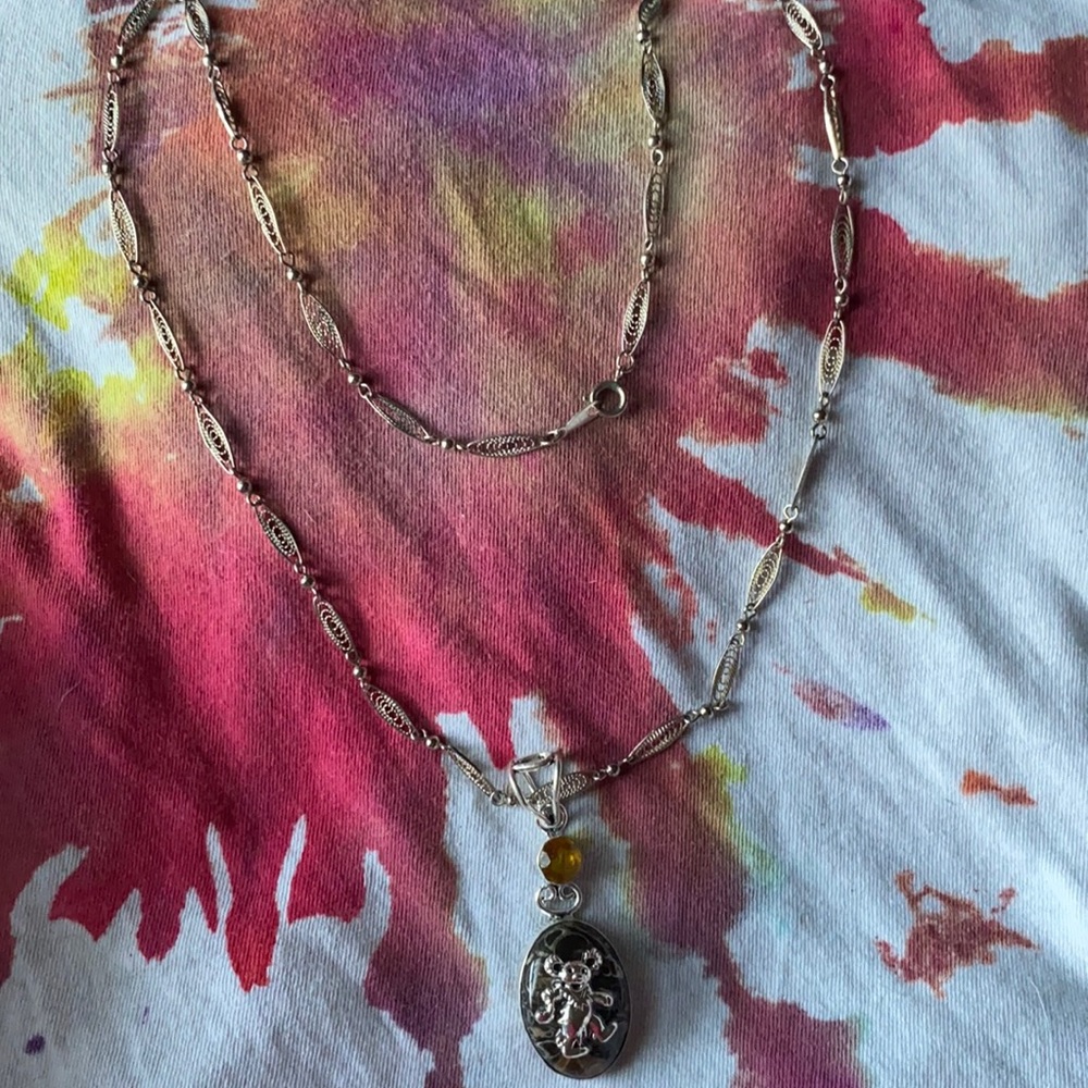 Dancing Bear Necklace